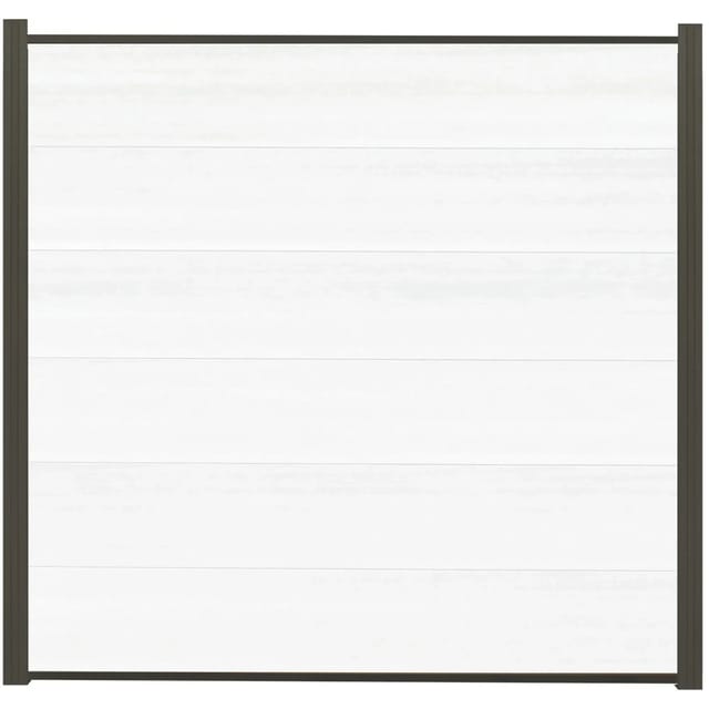 ELZE-Serie WPC-Steckzaunsystem Zaunlamelle BREIT