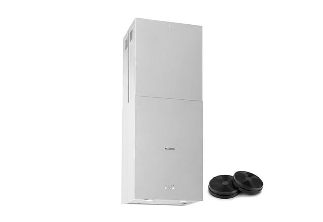 Structura Inselabzugshaube Abluft 624 m³/h max. LED-Licht Edelstahl