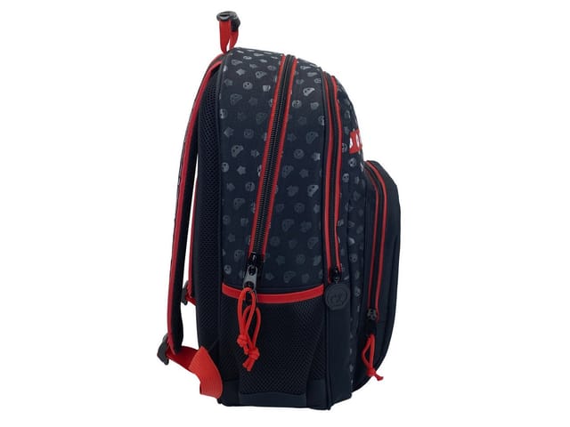 Schulrucksack 43 × 35 cm Rucksack mit 3 Fächern und Seitentaschen
