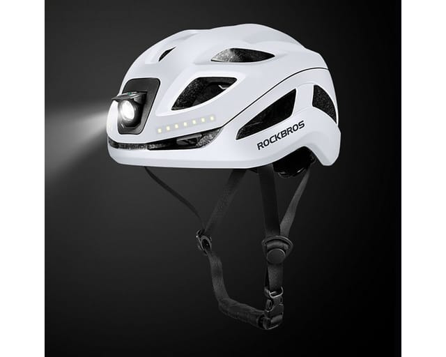 ZK-077 Fahrradhelm mit integrierter multidirektionaler Beleuchtung,