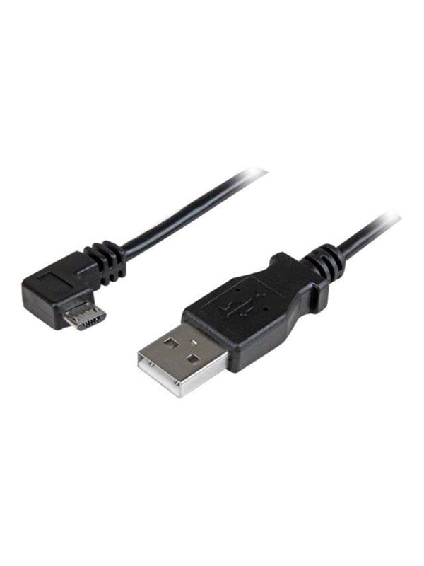 StarTech.com Micro-USB Charge-and-Sync Cable M/M - Right-Angle Micro-USB - USB cable - 50 cm