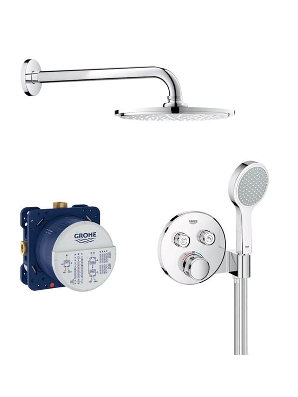 Grohe Grohtherm SmartControl, Duschsystem Unterputz, chrom