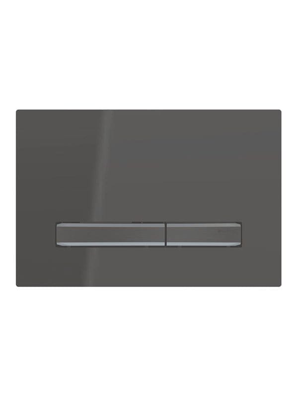 Geberit sigma50 actuator plate 246 x 164 x 14 mm deep black/black chrome