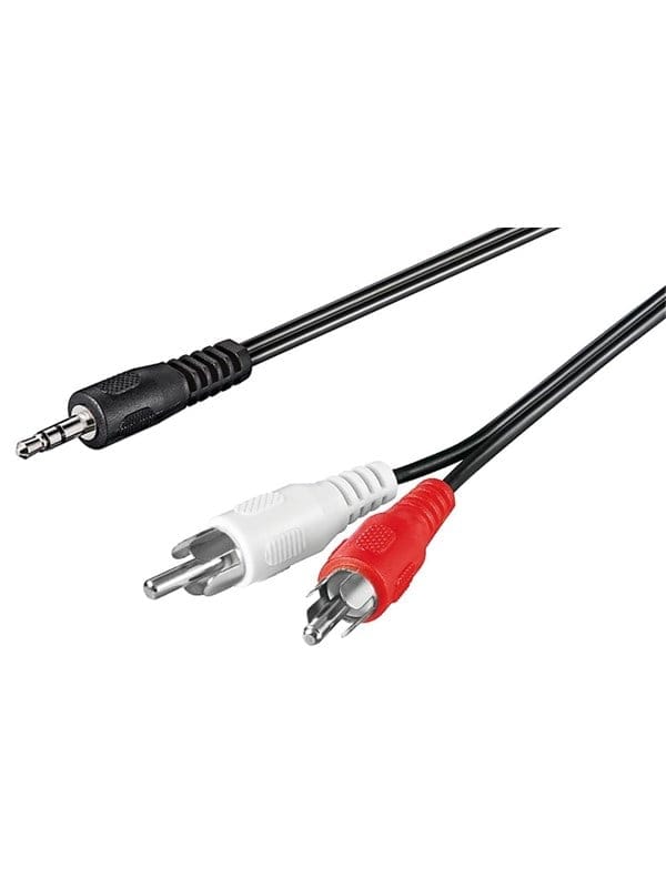 Pro Audio cable AUX adapter 3.5 mm male to stereo RCA male