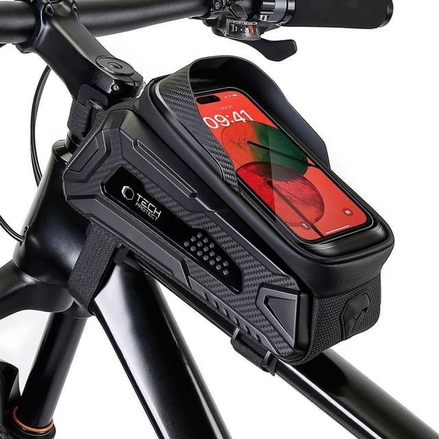 Tech-Protect V2 Bicycle Bag with Phone Space 1.2l - Black