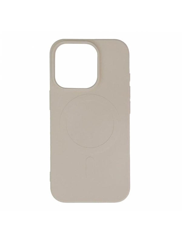 Hurtel Liquid Silicone Case MagSafe for iPhone 16 Pro Max - Beige