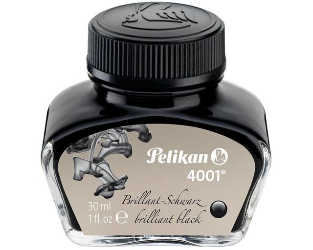 Tinte 4001 301051 30ml Glas brillantschwarz
