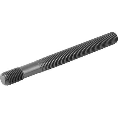 STIFTSCHRAUBE D=M27 L=400 VERGÜTUNGSSTAHL, SCHWARZ