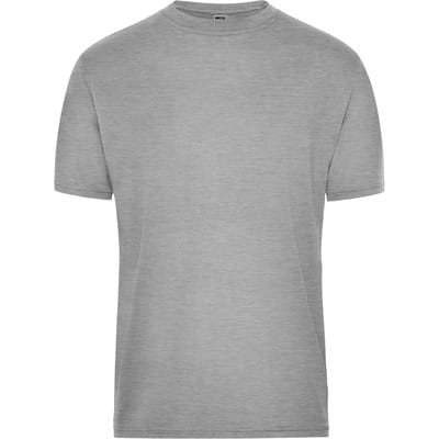 Herren BIO Workwear T-Shirt JN1808, grau heather, Größe XL