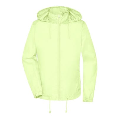 Damen Basic Windbreaker JN1131, hellgelb, Größe XL