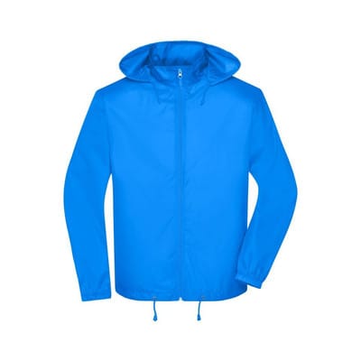Herren Basic Windbreaker JN1132, hellblau, Größe S