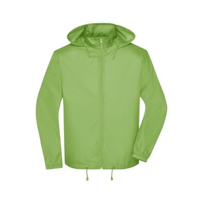 Herren Basic Windbreaker JN1132, frühlings-grün, Größe XXL