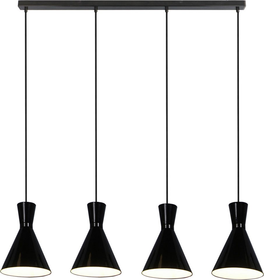 OTTO home Pendelleuchte Renell, ohne Leuchtmittel, glänzend, höhenverstellbar, industrieller Stil, Rondell, Hängelampe Bild 2