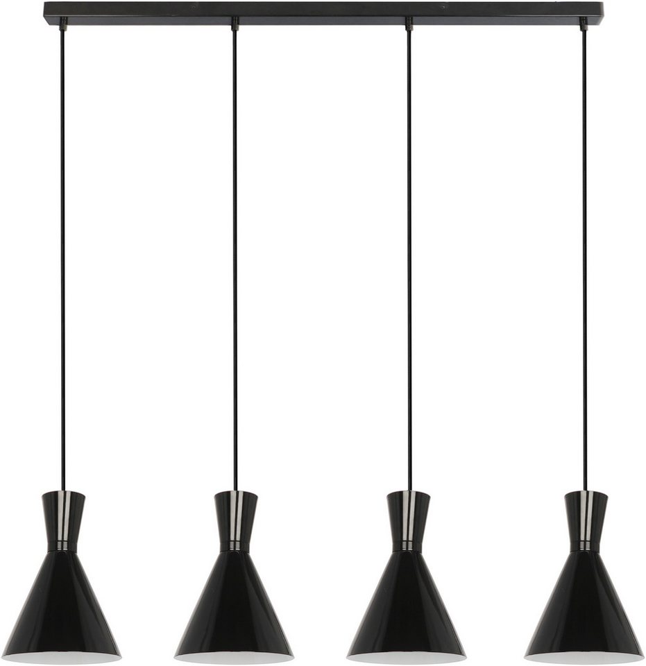 OTTO home Pendelleuchte Renell, ohne Leuchtmittel, glänzend, höhenverstellbar, industrieller Stil, Rondell, Hängelampe Bild 3