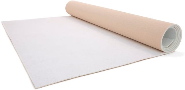 Primaflor-Ideen in Textil Läufer PODIUM, Made in Belgium, rechteckig, Höhe: 2,6 mm, Breite 150 cm, Nadelfilz, Uni-Farben, robust & strapazierfähig