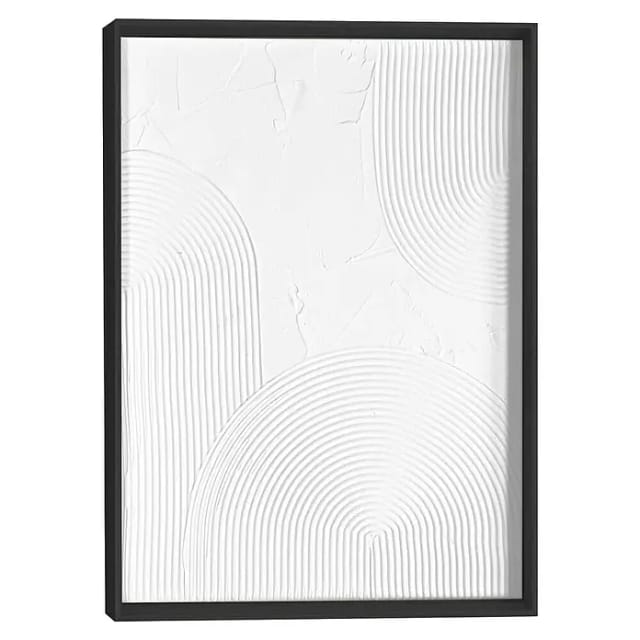 Reinders! Wandbild Reliefbögen, Home Office - Weiß - MDF - Abstrakt - 30x40 cm