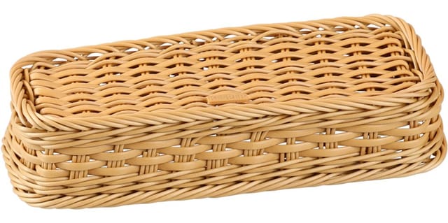 KESPER® Besteckkorb Geflecht, 5er Set, (Set, 5-tlg), aus Vollkunststoff, PE