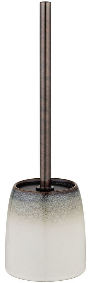 SCHÖNER WOHNEN-Kollektion Badaccessoire-Set »Osteto«, Set, 3 tlg., aus Keramik, mit Zahnputzbecher, Seifenspender und WC-Garnitur