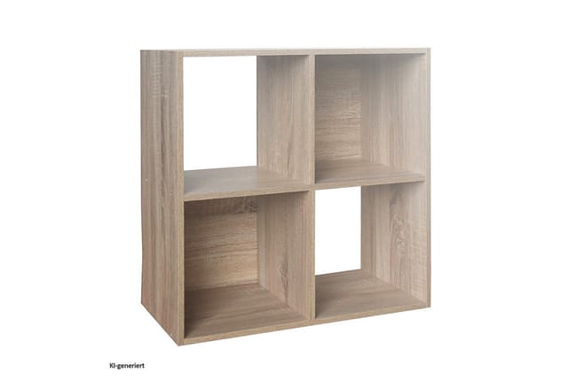 HTI-Line Bücherregal Regal Thekla 6060, Stück 1-tlg., Standregal Bücherregal Raumteiler 4 Regalfächer