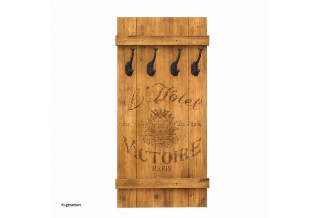 HTI-Line Garderobenpaneel Garderobe Victoire (Stück, 1 St., 1x Wandgarderobe, ohne Dekoration), Kleiderhaken