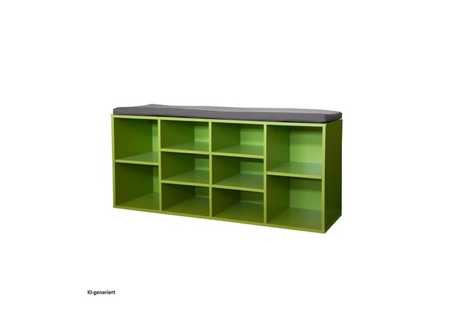 HTI-Line Schuhbank Schuhbank Katja6 (Stück, 1-St., 1 Schuhbank mit Kissenauflage), Schuhregal 10 Fächer