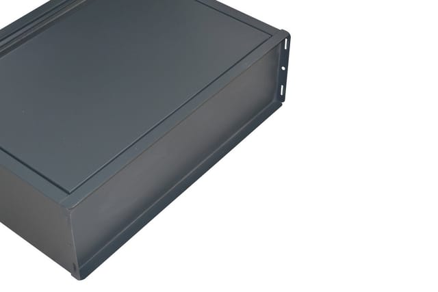 moebel-direkt-online Schuhschrank Metallschuhschrank mit einer Klappe, problemlos übereinander stapelbar (Schuhschrank mit einer Klappe) Schuhschrank ist stapelbar, einfach auf einen anderen aufsetzen.