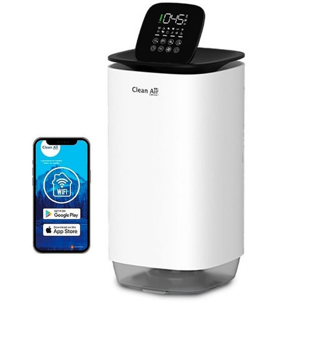 Clean Air Optima Luftbefeuchter CA-806 Smart Top Filling, 8 l Wassertank, Befeuchtungsleistung max. 800 ml/h