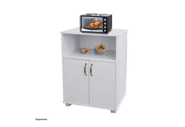 HTI-Living Hochschrank Küchenschrank Weiß Blanca (Stück, 1-St., 1 Küchenschrank) Anrichte Mehrzweckschrank
