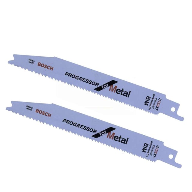 BOSCH Säbelsägeblatt Bosch 2 x Säbelsägeblatt S123XF BiM Flexible for Metal