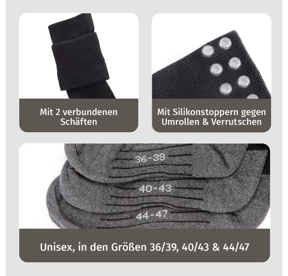 socklaender Arbeitssocken Funktions-Socke mit Doppelschaft Wandersocken Funktionsssocken Jagdsocken Baustelle Wald Strümpfe Bild 4