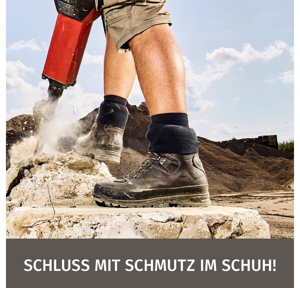 socklaender Arbeitssocken Funktions-Socke mit Doppelschaft Wandersocken Funktionsssocken Jagdsocken Baustelle Wald Strümpfe Bild 5
