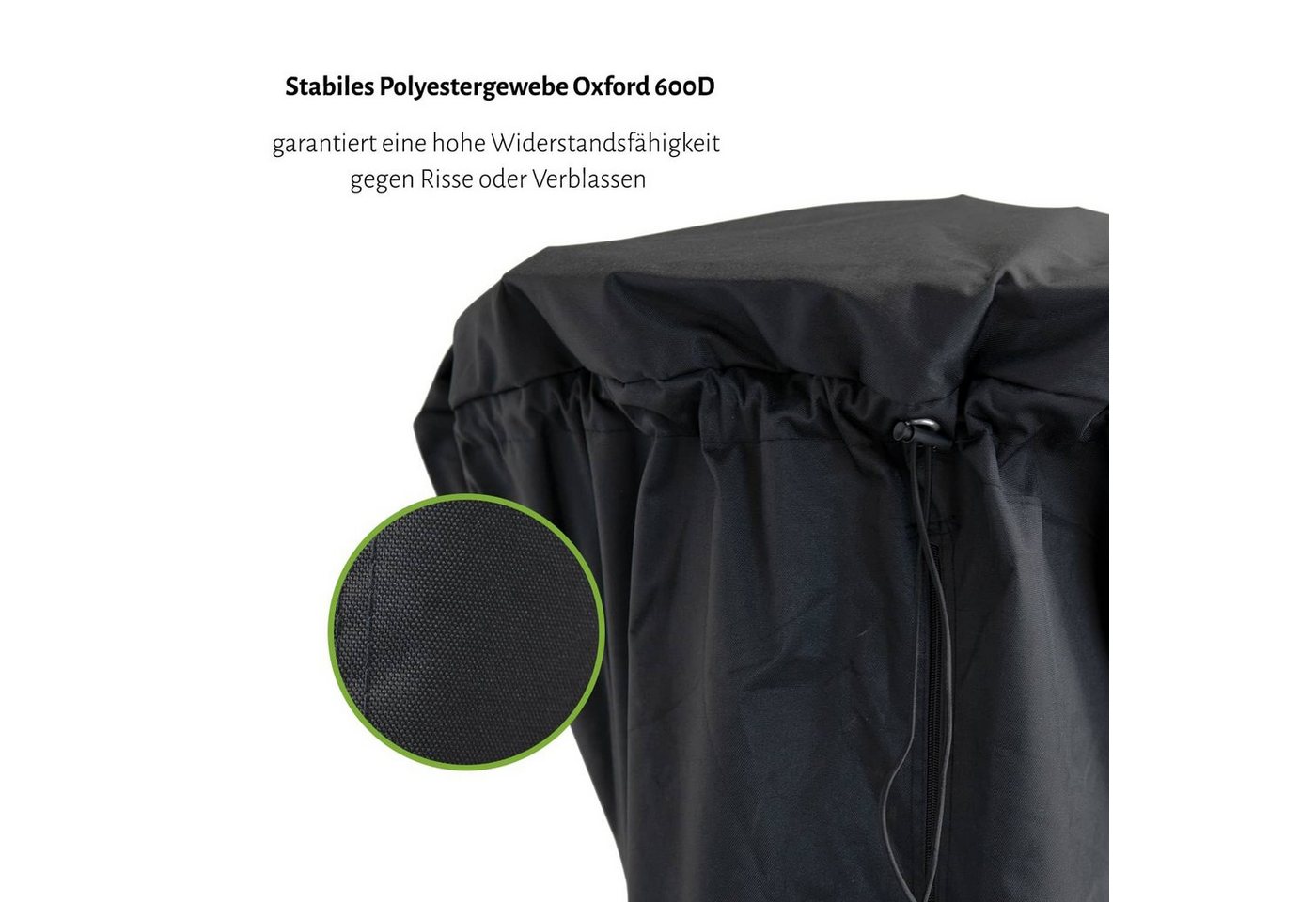 empasa Terrassenstrahler Universale Abdeckhaube, Schutzhülle schwarz für Heizpilz Heizstrahler, Zubehör