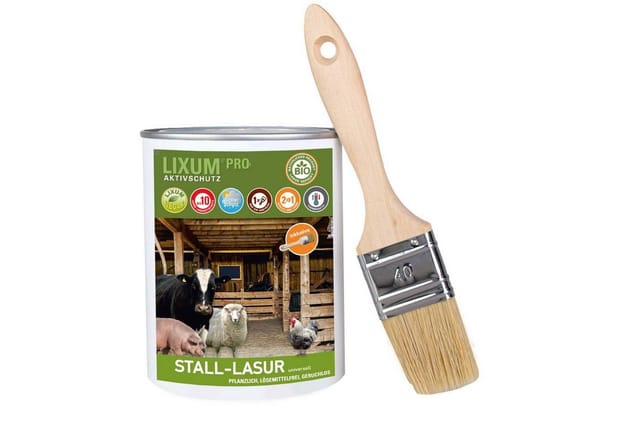 LIXUM Holzschutzlasur LIXUM Pro vollbiologische Tierstall - Stall Lasur universell