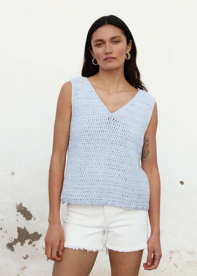 LANA GROSSA Natural Cotton GOTS Häkelwolle, 80 m