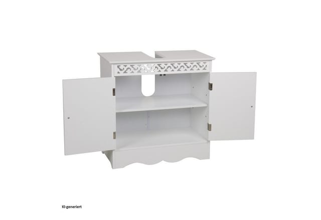 HTI-Line Waschbeckenunterschrank Waschbeckenunterschrank Miriam (Stück, 1-St., 1x Unterschrank, ohne Deko) Mit Cut-Outs und Siphonausschnitt