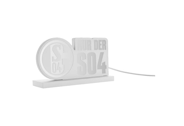 FC Schalke 04 LED Dekolicht LED-Licht Nur der S04 Mirror