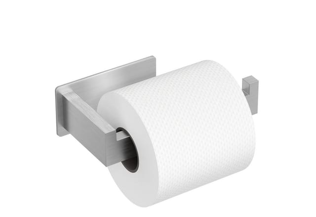 FOUORTUNATE-BEE Toilettenpapierhalter Selbstklebender Edelstahl-Toilettenpapierhalter ohne Bohren, Robuster, bohrfreier WC-Papierhalter mit starker Haftung