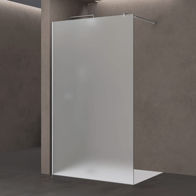 doporro Walk-in-Dusche Duschwand Duschkabine Duschabtrennung ESG Mit NANO H: 200cm B02 VS, Einscheibensicherheitsglas