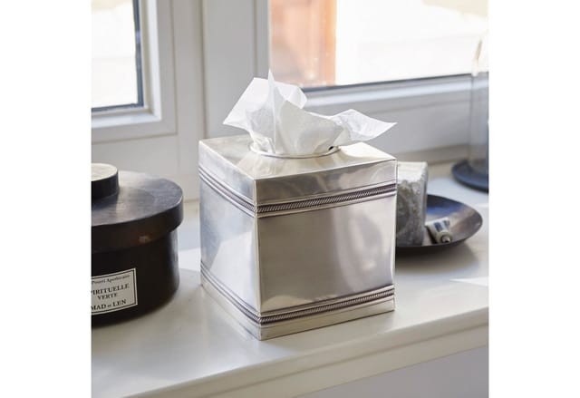Mirabeau Badorganizer Taschentuchbox Semoine antiksilber (kein Set, kein Set)