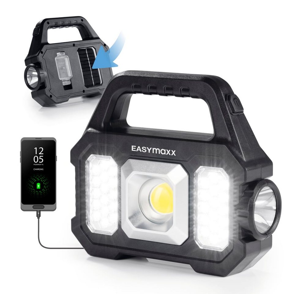 EASYmaxx Arbeitsleuchte easymaxx 12899 LED, COB LED Arbeitsleuchte akkubetrieben, solarbetri Bild 5