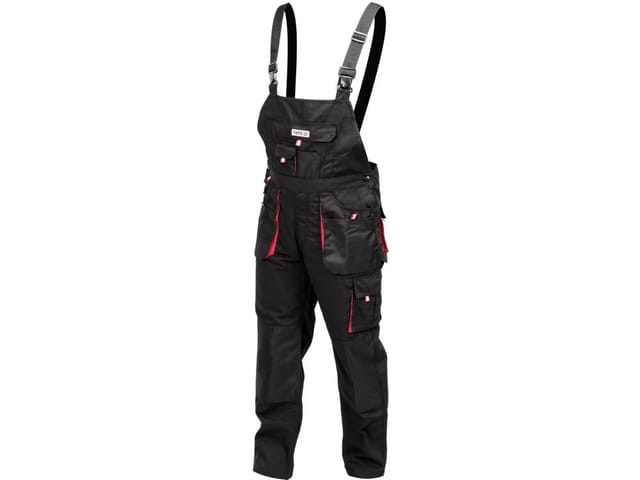 TRIZERATOP Arbeitshose Arbeitshose / Latzhose DUERO schwarz/rot Gr. XL