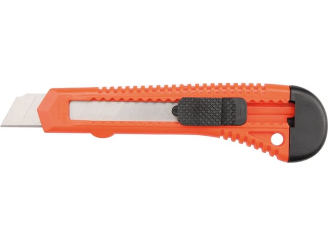 TRIZERATOP Cuttermesser Abbrechmesser, Cutter, Teppichmesser Kunststoff 18mm, (Abbrechmesser 18 mm, Kunststoffgehäuse, Abbrechmesser 18 mm, Kunststoffgehäuse), Qualitätswerkzeug