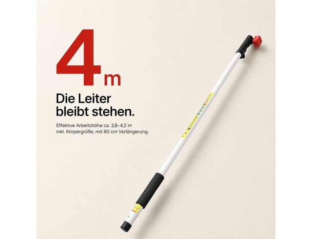 Hecht Benzin-Motorsense Freischneider Hochentaster Heckenschere Multitool 1352, 25,5 cm cm Arbeitsbreite Messer, 43 cm cm Arbeitsbreite Faden, 4-in-1, 1,97 PS, Tragegurt und Verlängerung