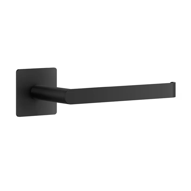 Smedbo Toilettenpapierhalter BB4411 CUBE, Edelstahl, Schwarz, selbstklebend, (1-St), B 14 cm, H 5 cm