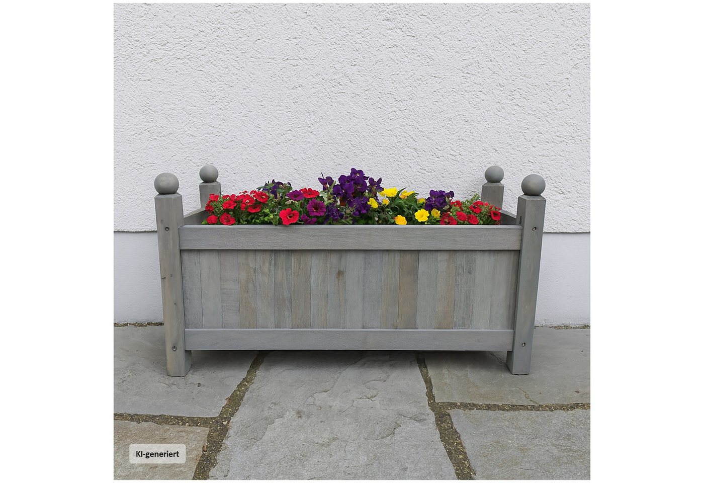 HTI-Line Pflanzkübel Pflanzkübel Heidi Medium (Stück, 1 St., 1x Pflanzkübel), Pflanztrog Blumenkübel Pflanzkasten