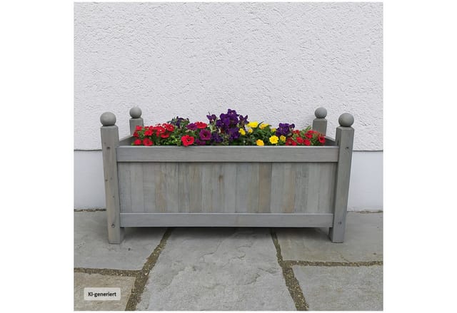 HTI-Line Pflanzkübel Pflanzkübel Heidi Medium (Stück, 1 St., 1x Pflanzkübel), Pflanztrog Blumenkübel Pflanzkasten