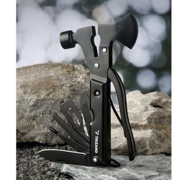 Trizand Multitool Trizand 17-in-1-Multitool auf otto.de., (Typ des Sets: Trizand 17-in-1-Multitool mit Etui., 17 St., Trizand 17-in-1-Multitool mit Etui - Vielseitige Werkzeuge im Set), Sicherheitsgriff, Silikonschutz, 17 Tools - Einzigartiges Multitool.