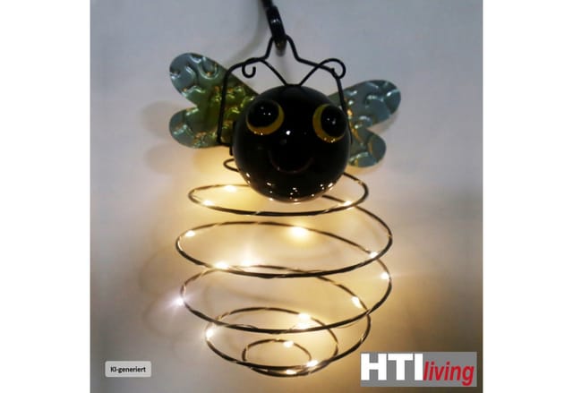 HTI-Living LED Solarleuchte Solarlicht Biene Soley, LED, Gartenleuchte
