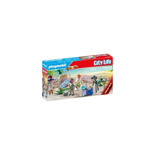 Playmobil® City Life Hochzeits Fotobox Konstruktionsspielsteine, (Hochzeits Fotobox), Made in Europe