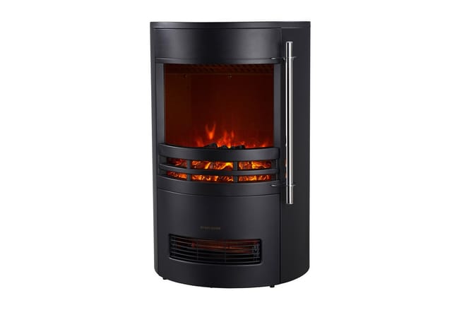 GLOW FIRE Elektrokamin Glow Fire Focus Elektrokamin LED Ofen, Elektrischer Kamin, Timer, Realistisches Flammenspiel, LED Feuer